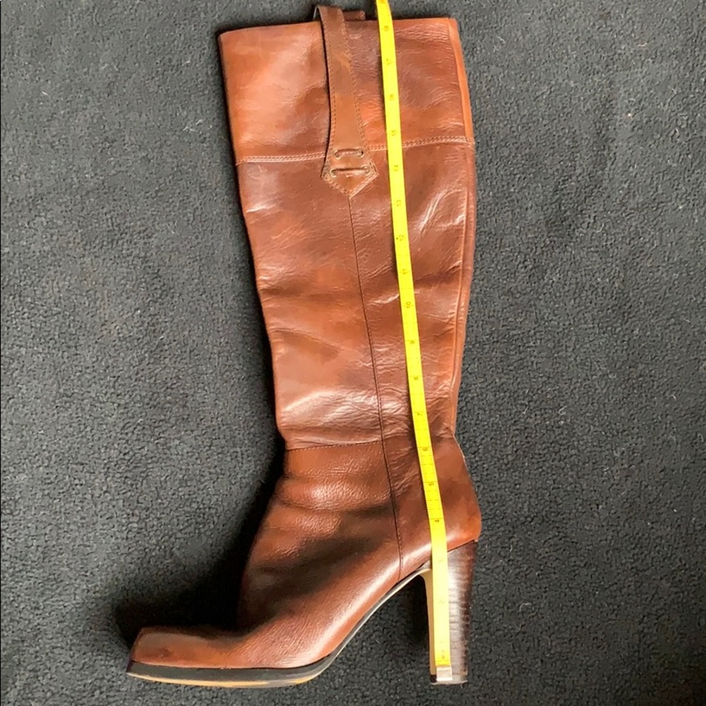 Nine West vintage brown leather boots size 6 1/2 - Picture 7 of 8